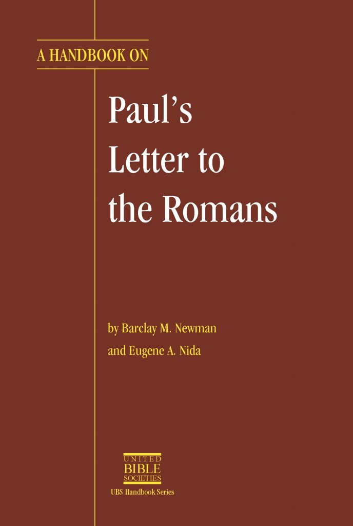A Handbook on Paul’s Letter to the Romans – UBS Global Store